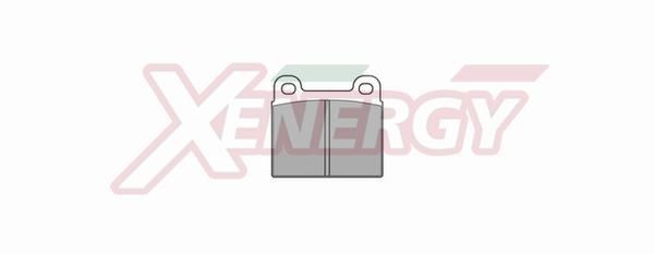 AP XENERGY X40006: Stabdžių kaladėlės
