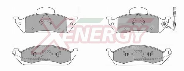 AP XENERGY X40704: Piduriklotsid