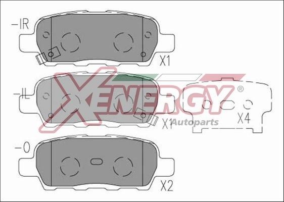 AP XENERGY X40987: Piduriklotsid
