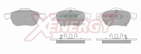 AP XENERGY X41037: Plăcuțe de frână