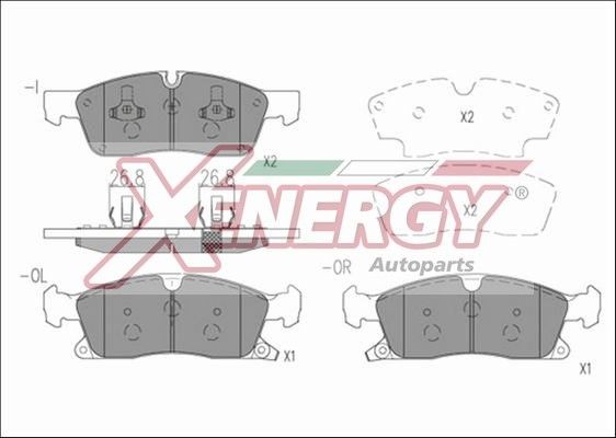 AP XENERGY X41204: Plăcuțe de frână
