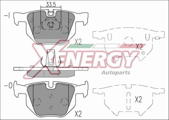 AP XENERGY X41213: Piduriklotsid