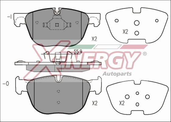 AP XENERGY X41214: Piduriklotsid