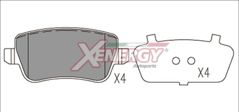 AP XENERGY X41220: Plăcuțe de frână