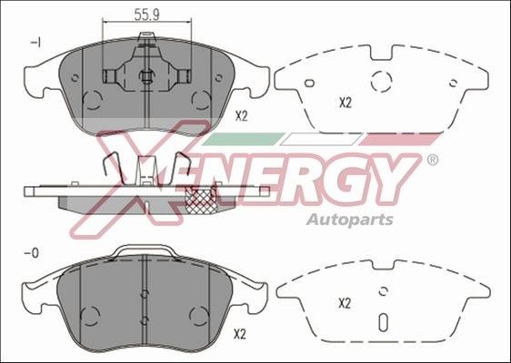 AP XENERGY X41223: Plaquettes de frein