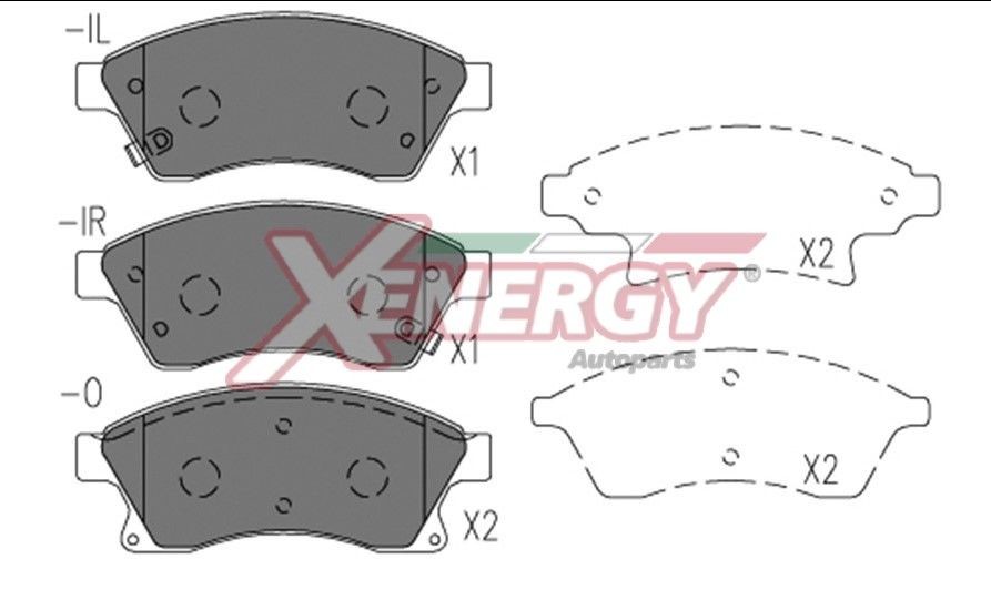 AP XENERGY X41226: Plăcuțe de frână