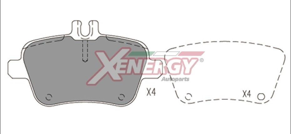 AP XENERGY X41227: Plăcuțe de frână