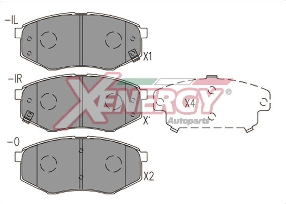 AP XENERGY X41228: Piduriklotsid