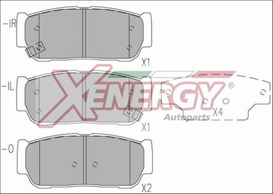 AP XENERGY X41233: Plăcuțe de frână