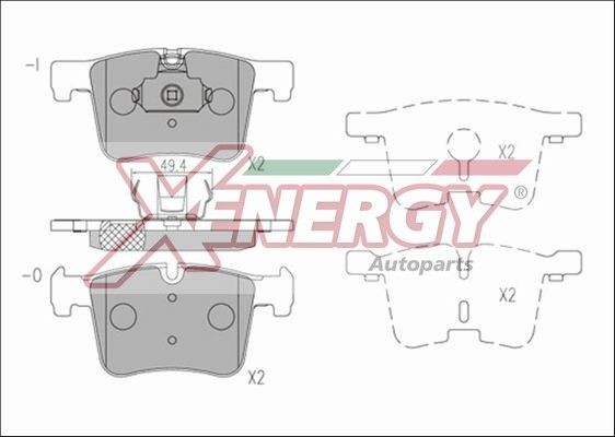 AP XENERGY X41234: Piduriklotsid
