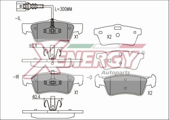 AP XENERGY X41249: Plăcuțe de frână