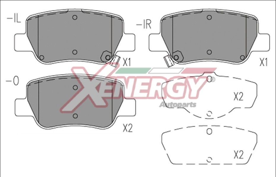 AP XENERGY X41256: Plăcuțe de frână