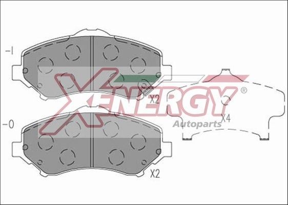AP XENERGY X41265: Plăcuțe de frână