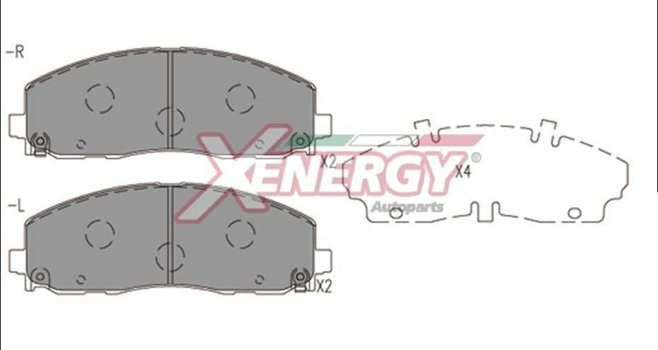 AP XENERGY X41267: Piduriklotsid