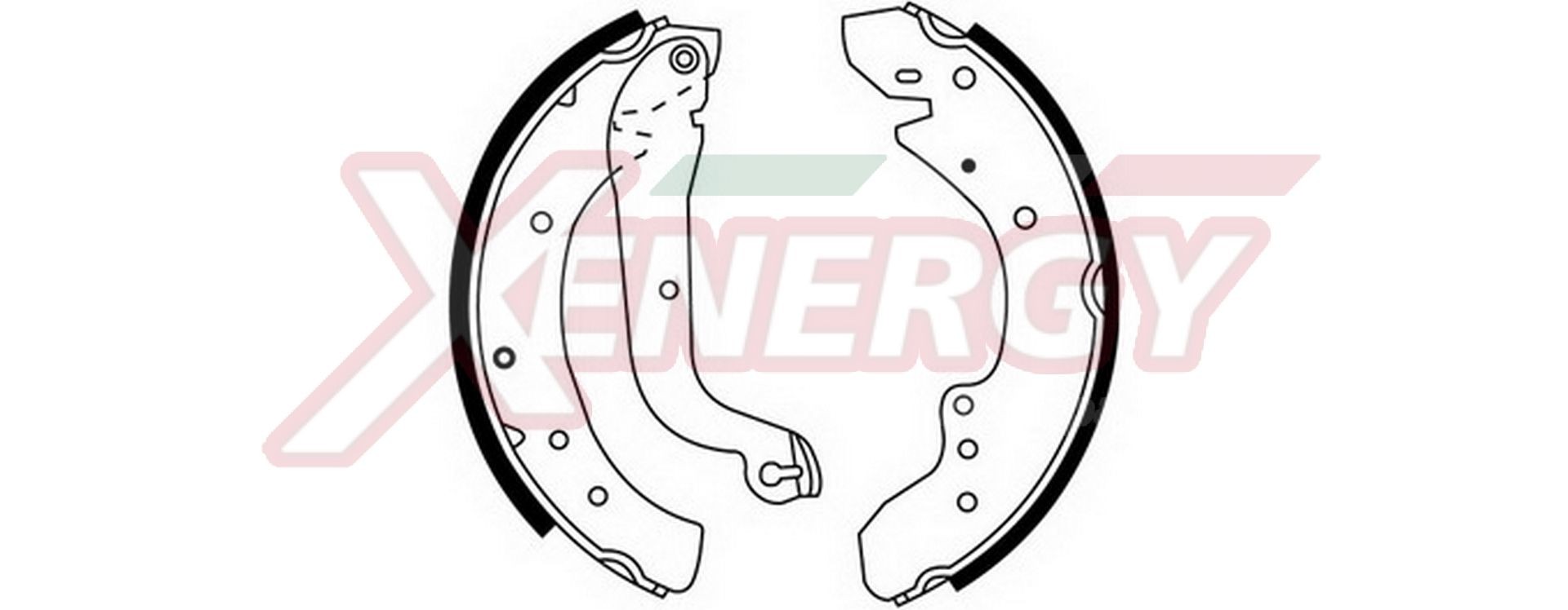 AP XENERGY X50278: Piduriklotside komplekt 254mm