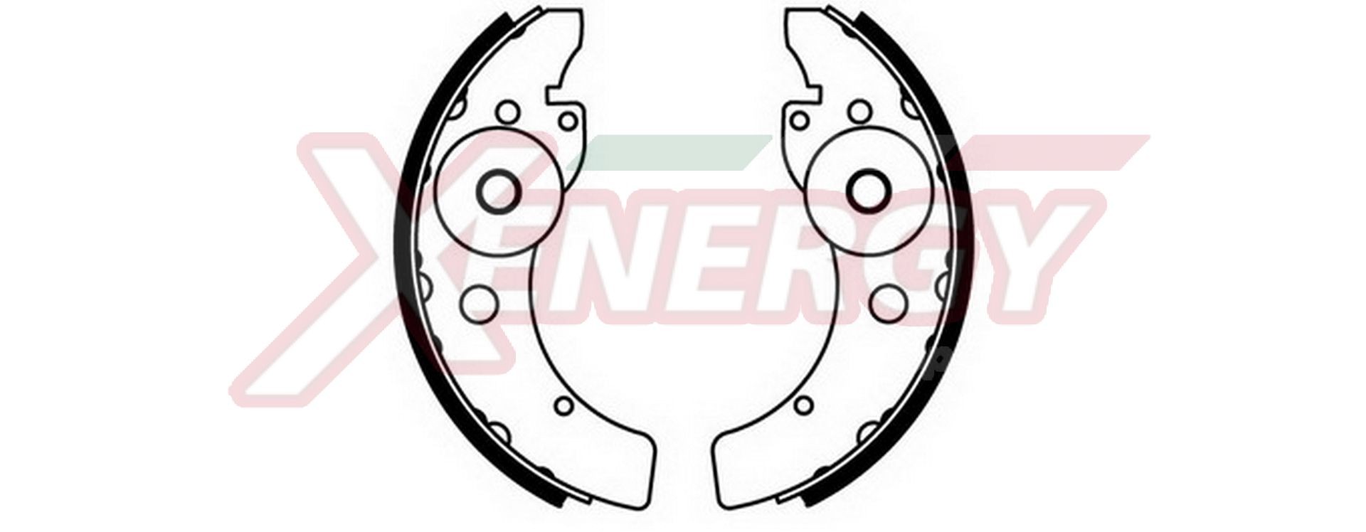 AP XENERGY X50333: Set saboti frana 160mm