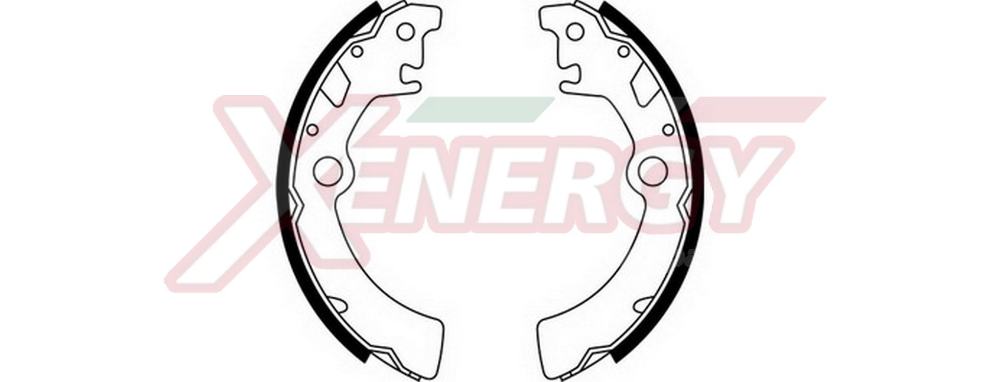 AP XENERGY X50347: Jeu de mâchoires de frein 180mm