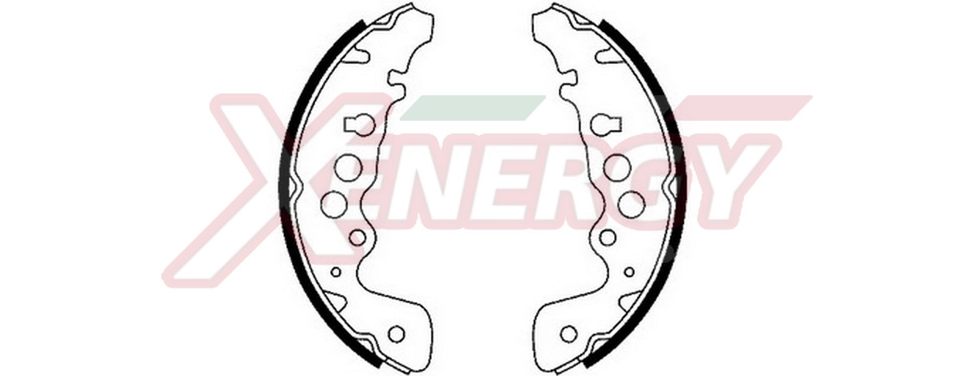 AP XENERGY X50348: Set saboti frana 220mm