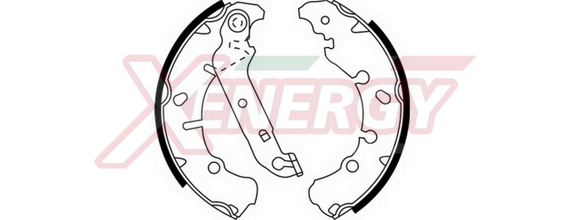 AP XENERGY X50370: Set saboti frana 203mm