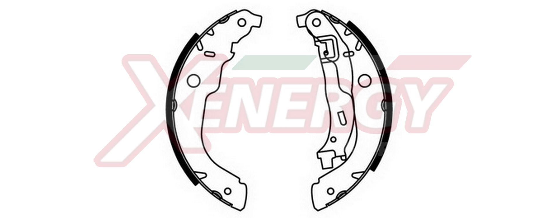 AP XENERGY X50517: Set saboti frana 228mm