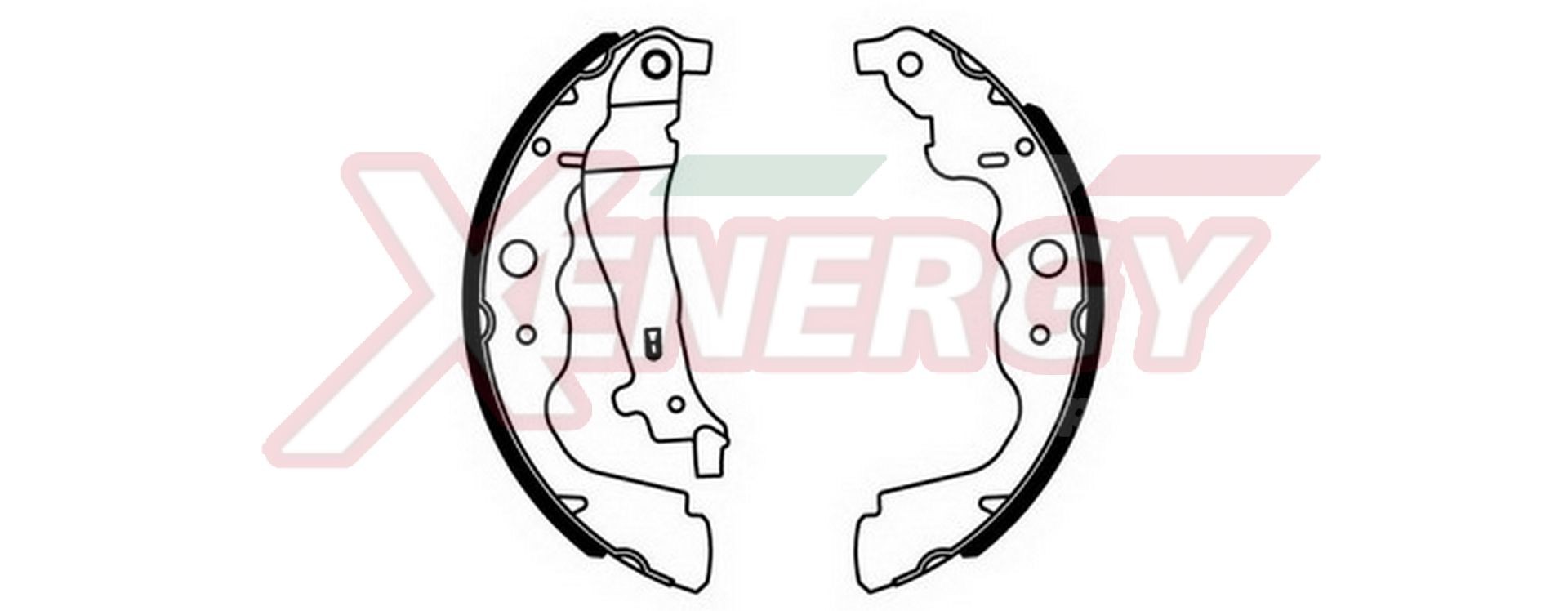 AP XENERGY X50527: Set saboti frana 230mm