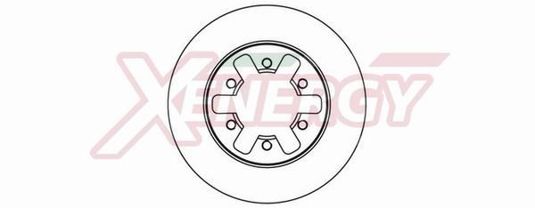AP XENERGY X601005: Piduriketas Ø: 276mm, täis, Ø: 276mm, värvitud