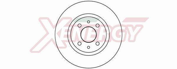 AP XENERGY X601018: Piduriketas Ø: 257mm, täis, Ø: 257mm, värvitud