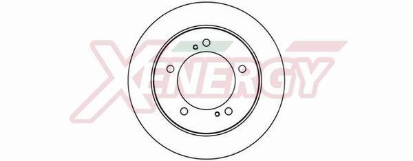 AP XENERGY X601090: Disc de frână Ř: 290mm, plin, Ř: 290mm, lacuit