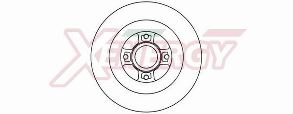 AP XENERGY X601134: Piduriketas Ø: 270mm, täis, Ø: 270mm