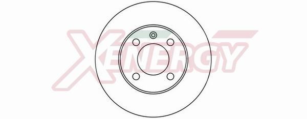 AP XENERGY X602057: Piduriketas Ø: 239mm, õhutusega, Ø: 239mm, värvitud