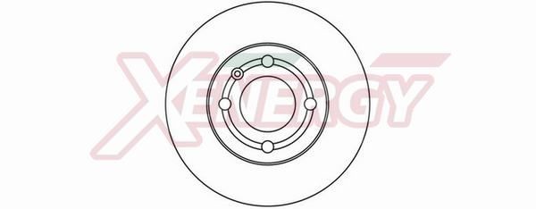 AP XENERGY X602060: Piduriketas Ø: 239mm, õhutusega, Ø: 239mm, värvitud