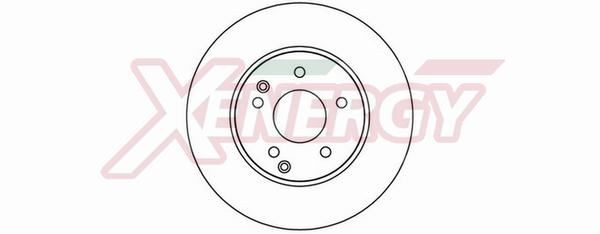 AP XENERGY X602095: Piduriketas Ø: 288mm, õhutusega, Ø: 288mm, värvitud