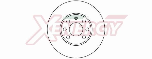 AP XENERGY X602108: Piduriketas Ø: 256mm, õhutusega, Ø: 256mm, värvitud