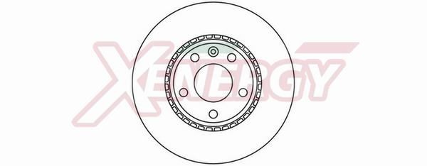 AP XENERGY X602110: Piduriketas Ø: 305,5mm, õhutusega, Ø: 305,5mm, värvitud