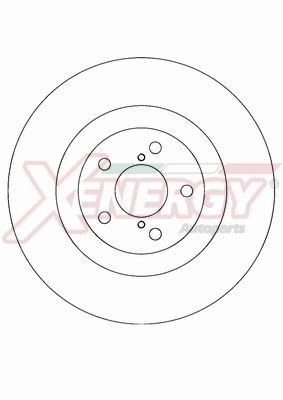 AP XENERGY X602298: Piduriketas Ø: 294mm, õhutusega, Ø: 294mm, värvitud