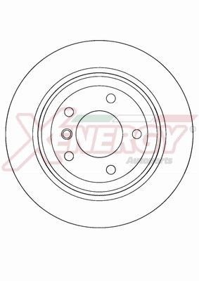 AP XENERGY X602528: Piduriketas Ø: 300mm, õhutusega, Ø: 300mm, värvitud