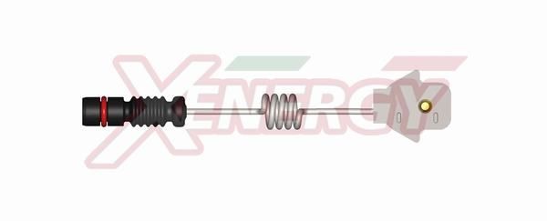 AP XENERGY X70104: Hoiatuskontakt, piduriklotsi kulumine 190mm