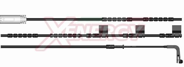 AP XENERGY X70186: Senzor de avertizare, uzura placute de frana 1130mm