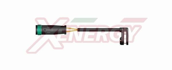 AP XENERGY X70203: Hoiatuskontakt, piduriklotsi kulumine 117mm