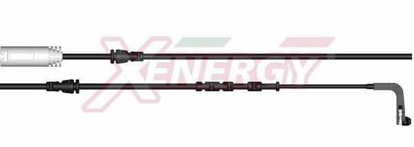AP XENERGY X70210: Hoiatuskontakt, piduriklotsi kulumine 635mm