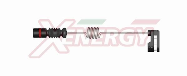 AP XENERGY X70211: Hoiatuskontakt, piduriklotsi kulumine 185mm