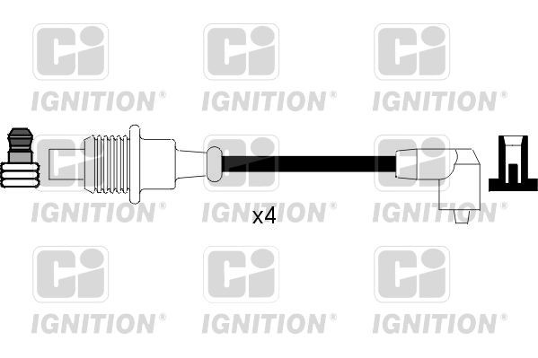 QUINTON HAZELL XC1077: Augstsprieguma vadu komplekts 240mm, CI