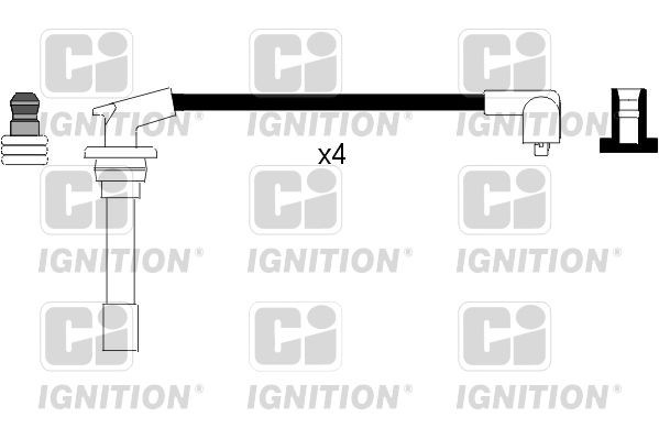 QUINTON HAZELL XC879: Juego de cables de encendido 325mm, CI