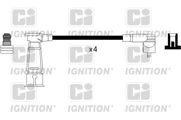 QUINTON HAZELL XC914: Süütesüsteemikomplekt 500mm, CI
