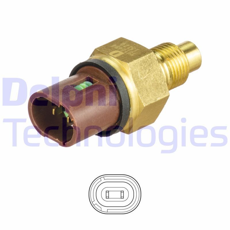 DELPHI TS10484: Andur, Jahutusvedeliku temp. M 14X1.25-6g