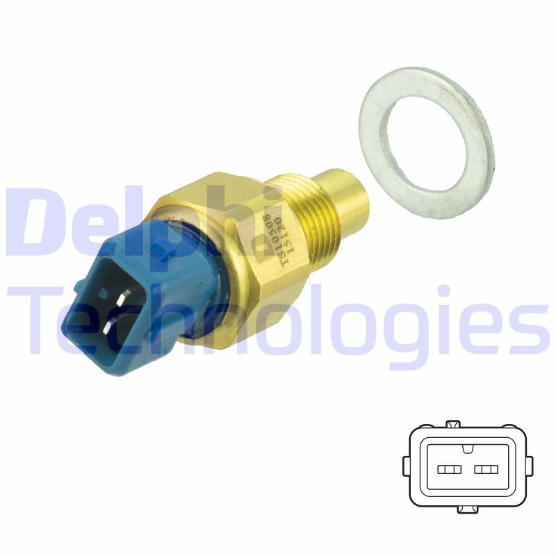DELPHI TS10508: Andur, Jahutusvedeliku temp. M 14X1.25-6g