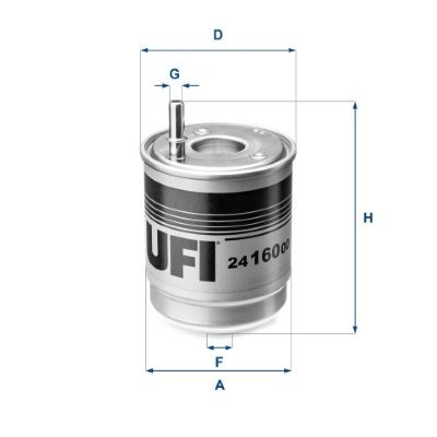 UFI 24.160.00: Bränslefilter