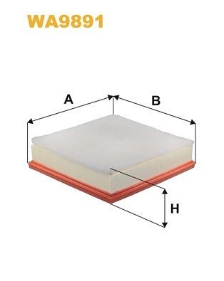 WIX FILTERS WA9891: Vzduchový filter