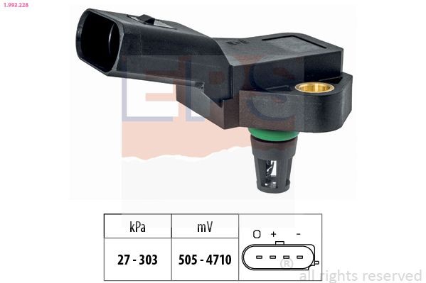 EPS 1.993.228: Andur, kompressorirõhk Made in Italy - OE Equivalent