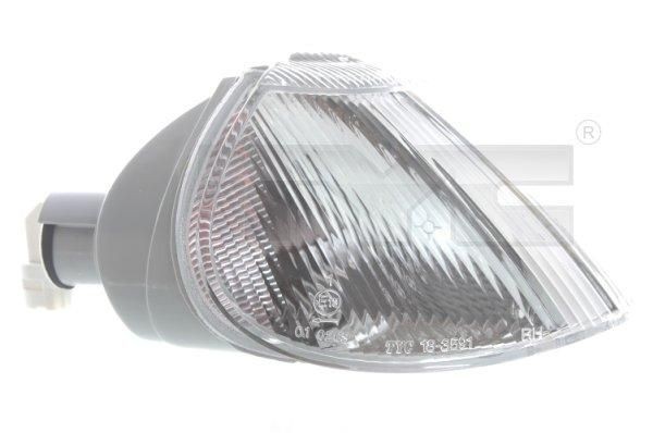 TYC 18-3591-05-2: Semnalizator fata dreapta, alb, cu suport bulb